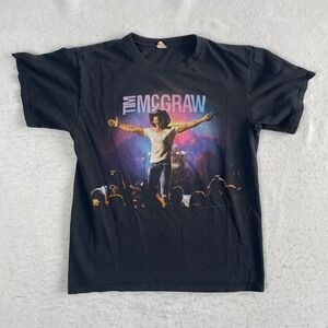 Tim McGraw T Shirt Mens Small Black Emotional Traffic Tour 2011 Country Music